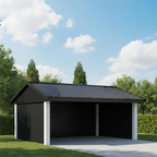 Randaco 12Stück Wellblech Dachplatten für Schuppen Trapezblech für Carport
