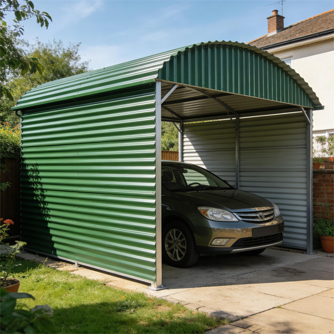 Randaco 12Stück Wellblech Dachplatten für Schuppen Trapezblech für Carport