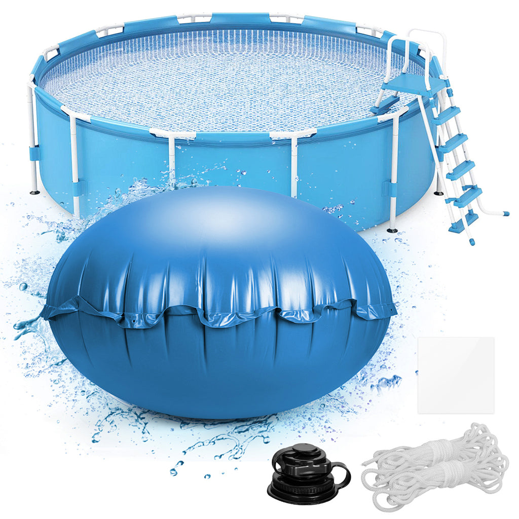 Randaco Poolkissen mit Reparaturset 2 m / 3 m Rundes Pool Luftkissen Winterabdeckung Pool Winterschutz Zubehör oberirdisch Gartenschwimmbecken Winterkissen