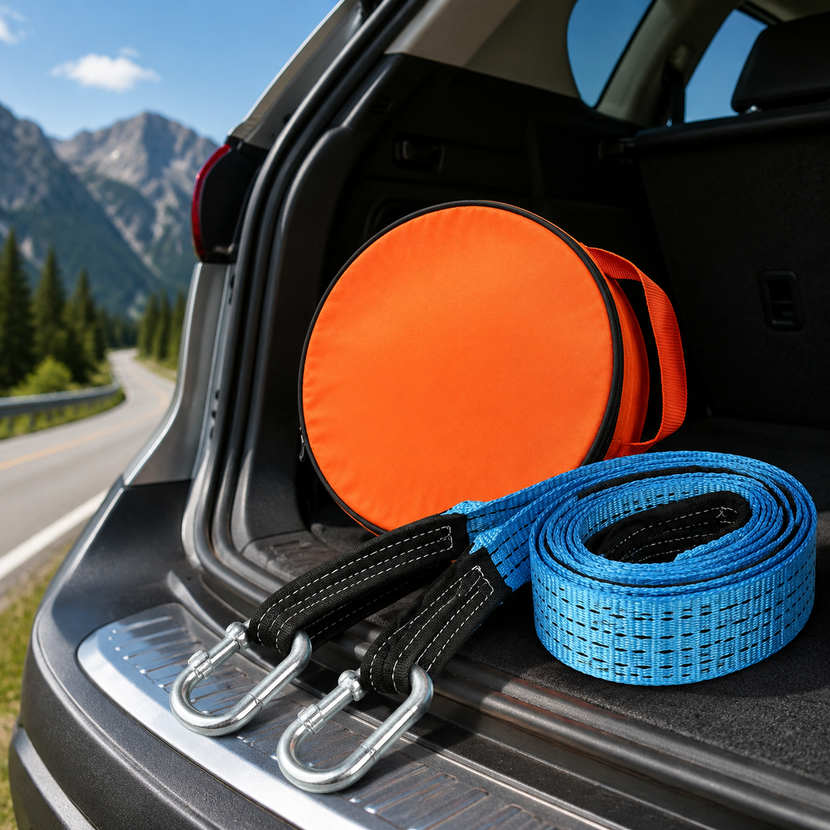 Randaco Abschleppseil 10T – Abschleppgurt für Pkw, SUV, Lkw & Offroad
