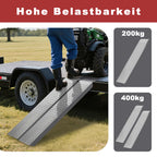 Randaco Auffahrrampen-Set aus Stahl – 160 cm, 400 kg