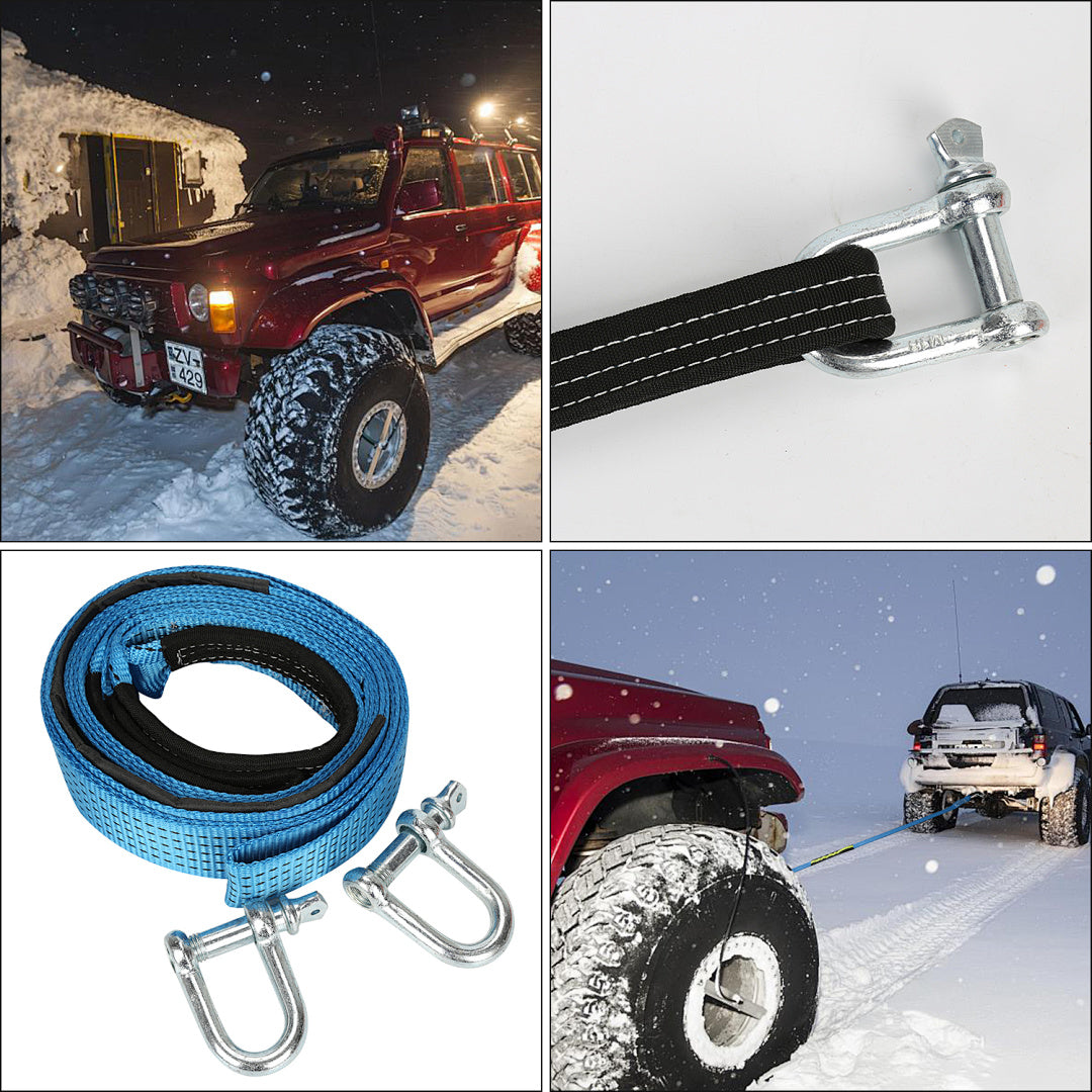 Randaco Abschleppseil 10T – Abschleppgurt für Pkw, SUV, Lkw & Offroad