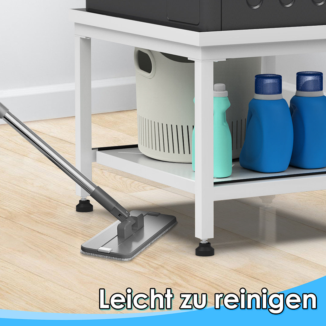 Randaco Waschmaschinen- und Trocknersockel mit Schublade – Erhöhter Stand, vibrationsreduzierend
