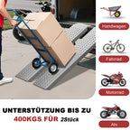 Randaco Auffahrrampen-Set aus Stahl – 160 cm, 400 kg
