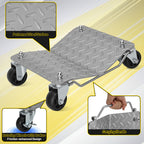 Randaco Auto-Rad-Dolly-Set mit bremsbaren Lenkrollen – Rangierhilfe für Garage & Werkstatt