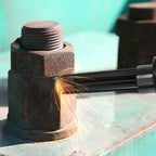 Randaco Druckluft-Nadelentroster mit Ersatzdüse – 19 x 3 mm Nadeln, 3000 U/min, Rost- & Farbentferner