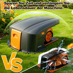 Mähroboter-Garage aus ABS mit Klappdach, 70,5 × 57 × 33 cm