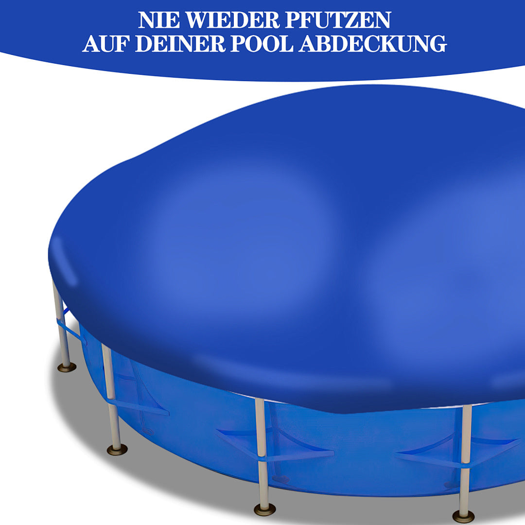 Randaco 2er‑Set Becken Luftkissen 120x120 cm Schwimmbad Luftkissen Winterabdeckung aufblasbares PVC‑Luftkissen
