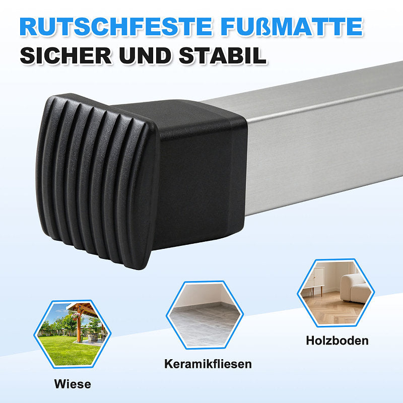 Randaco Arbeitsplattform höhenverstellbar klappbar Stahl Arbeitsbühne mobil 150 kg‑500 kg mit 3/4 Höhen Tragfähigkeit