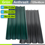 Randaco 12Stück Wellblech Dachplatten für Schuppen Trapezblech für Carport