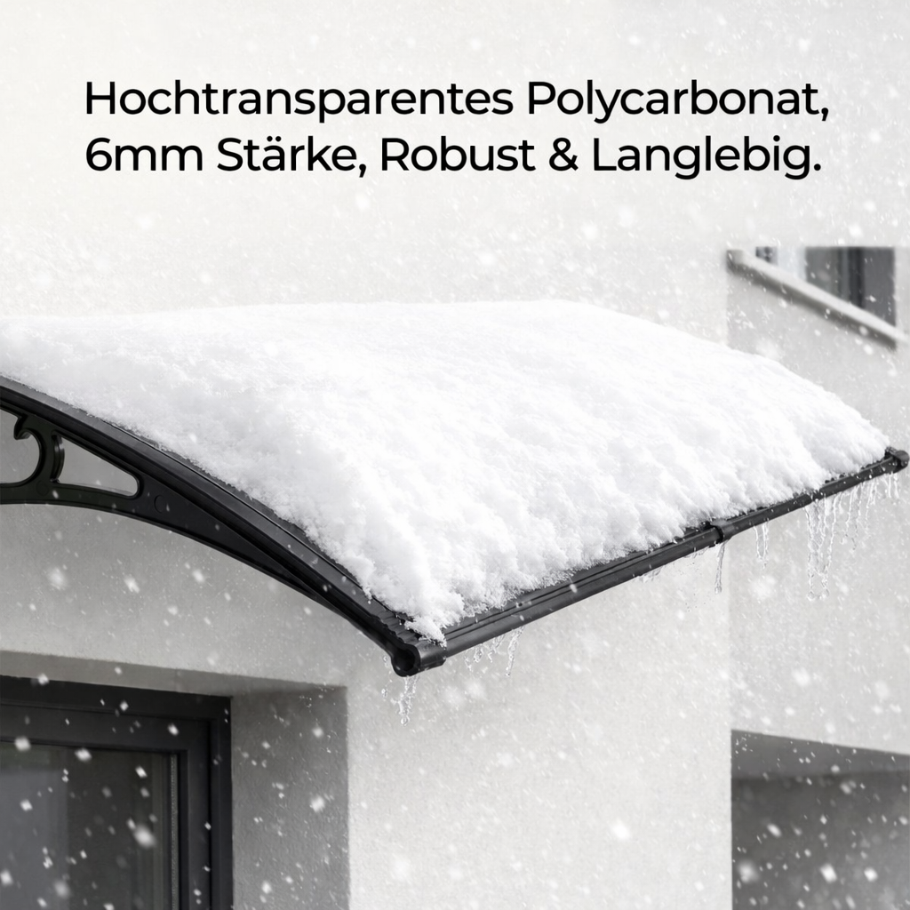Randaco Transparentes Vordach Terrassendach