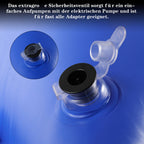Randaco 2er‑Set Becken Luftkissen 120x120 cm Schwimmbad Luftkissen Winterabdeckung aufblasbares PVC‑Luftkissen