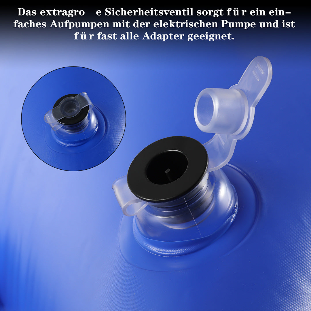 Randaco 2er‑Set Becken Luftkissen 120x120 cm Schwimmbad Luftkissen Winterabdeckung aufblasbares PVC‑Luftkissen