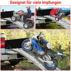 Randaco Klapp‑Beladerampe aus Aluminium 680 kg Tragfähigkeit 226cm
