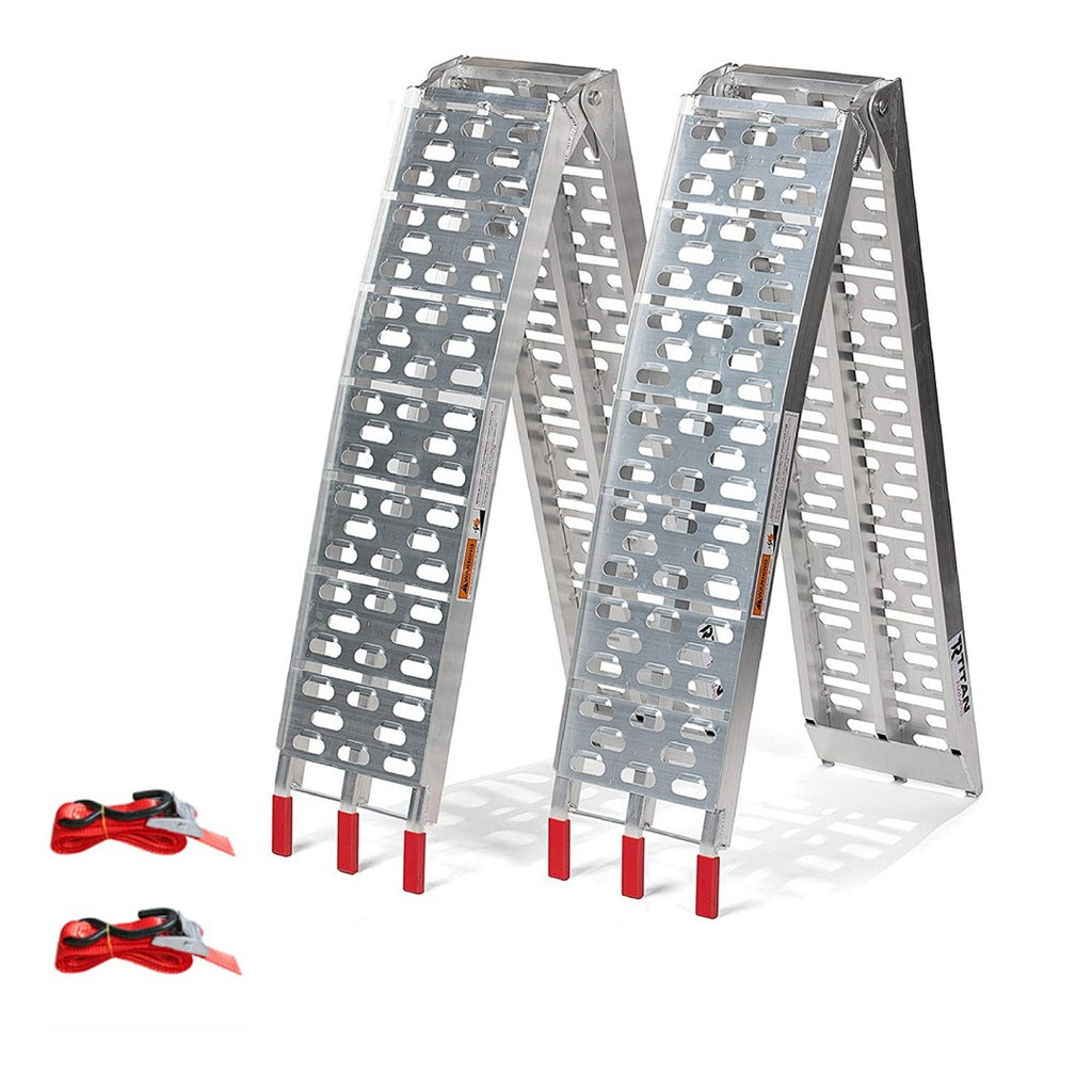 Randaco Klapp‑Beladerampe aus Aluminium 680 kg Tragfähigkeit 226cm