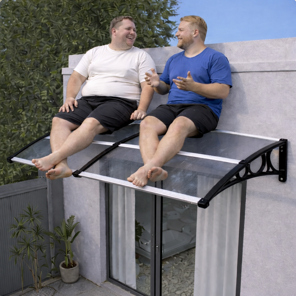Randaco Transparentes Vordach Terrassendach