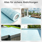 Randaco 10-30m Flexible Bodenunterlage Rolle zuschneidbare Unterlegmembran für Fliesen‑und Bodenverlegung Bodenzubehör