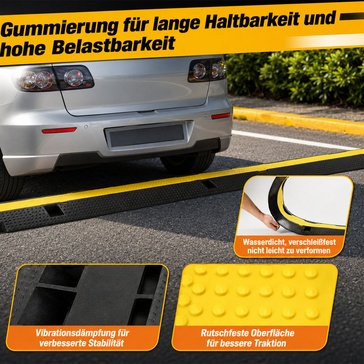 Randaco 2 Kanal Kabelbrücke Boden 3 Stück