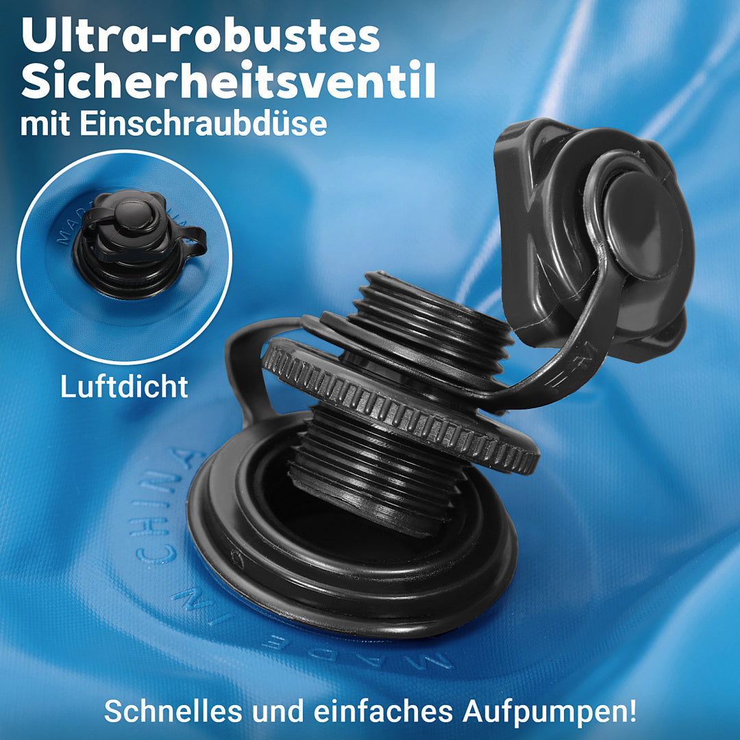 Randaco Poolkissen mit Reparaturset 2 m / 3 m Rundes Pool Luftkissen Winterabdeckung Pool Winterschutz Zubehör oberirdisch Gartenschwimmbecken Winterkissen
