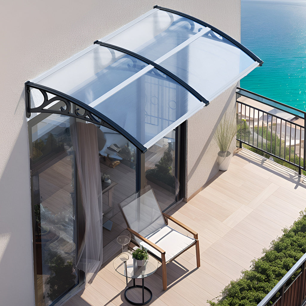 Randaco Transparentes Vordach Terrassendach