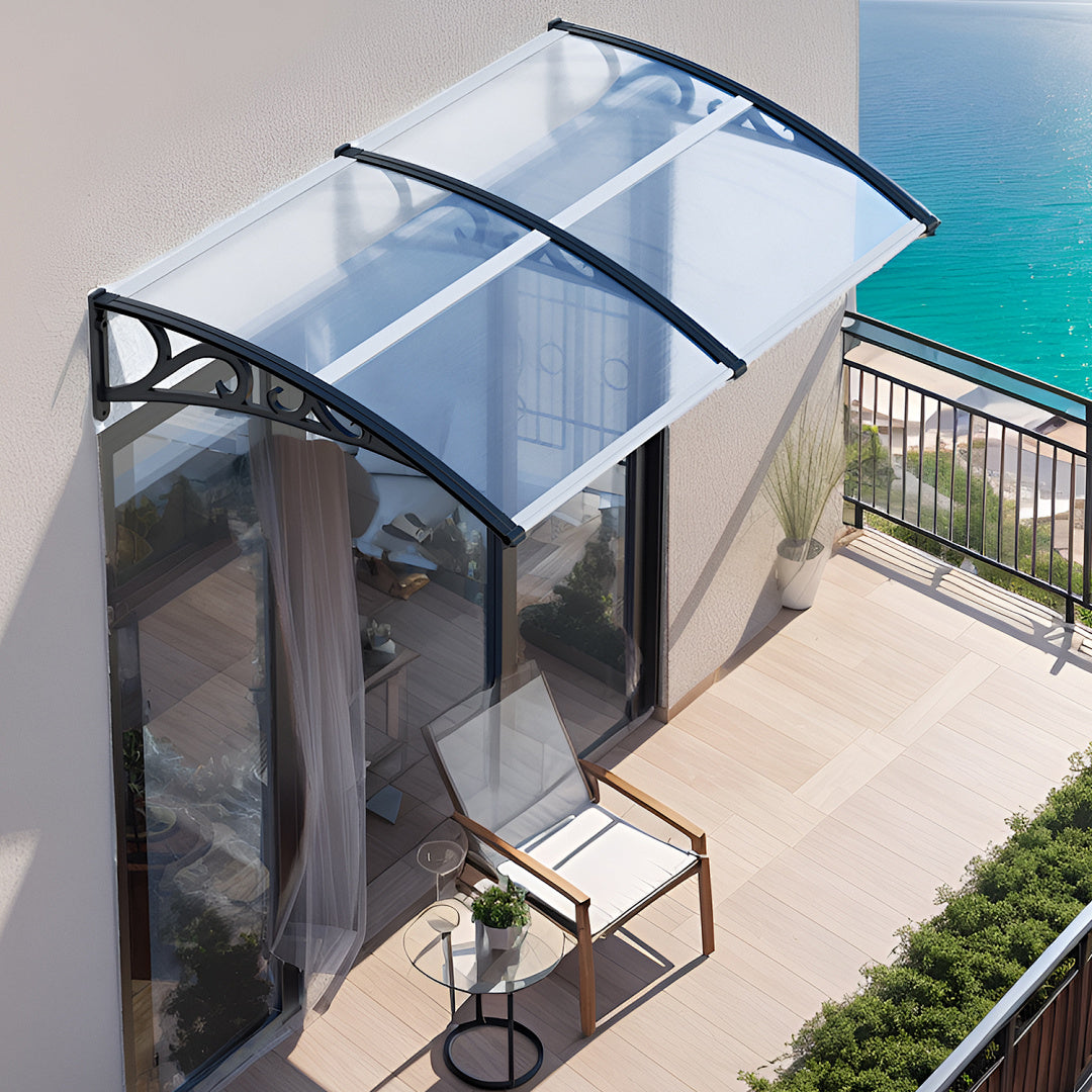 Randaco Transparentes Vordach Terrassendach