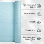Randaco 10-30m Flexible Bodenunterlage Rolle zuschneidbare Unterlegmembran für Fliesen‑und Bodenverlegung Bodenzubehör