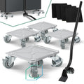 Randaco Möbelroller Transportroller Set mit Lastenheber Max 600KG