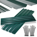 Randaco 12Stück Wellblech Dachplatten für Schuppen Trapezblech für Carport