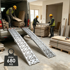 Randaco Klapp‑Beladerampe aus Aluminium 680 kg Tragfähigkeit 226cm