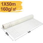 Randaco 1mx50m Armierungsgewebe 160 g/m² Glasfasergewebe 4x4mm Armierungsgewebe Außen Innen Rissschutz & Stabilität Putzgewebe