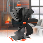 Randaco Wärmebetriebener Ofenventilator für Kaminöfen